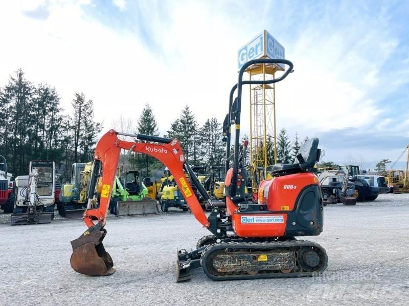 Kubota K008-3 Mini kotrók < 7t