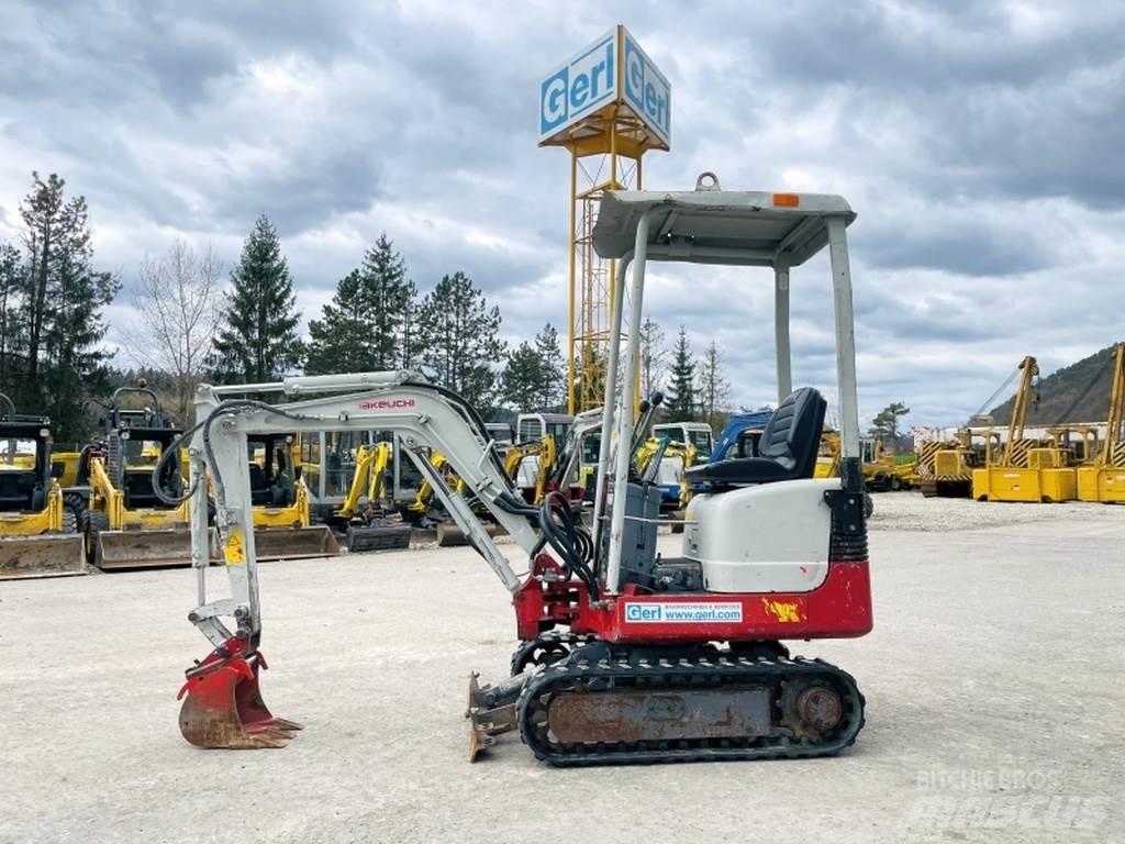 Takeuchi TB108 Mini kotrók < 7t