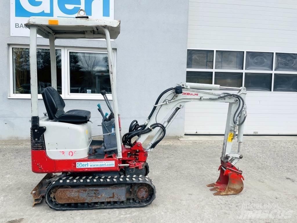 Takeuchi TB108 Mini kotrók < 7t