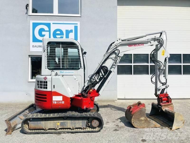 Takeuchi TB138FR Mini kotrók < 7t