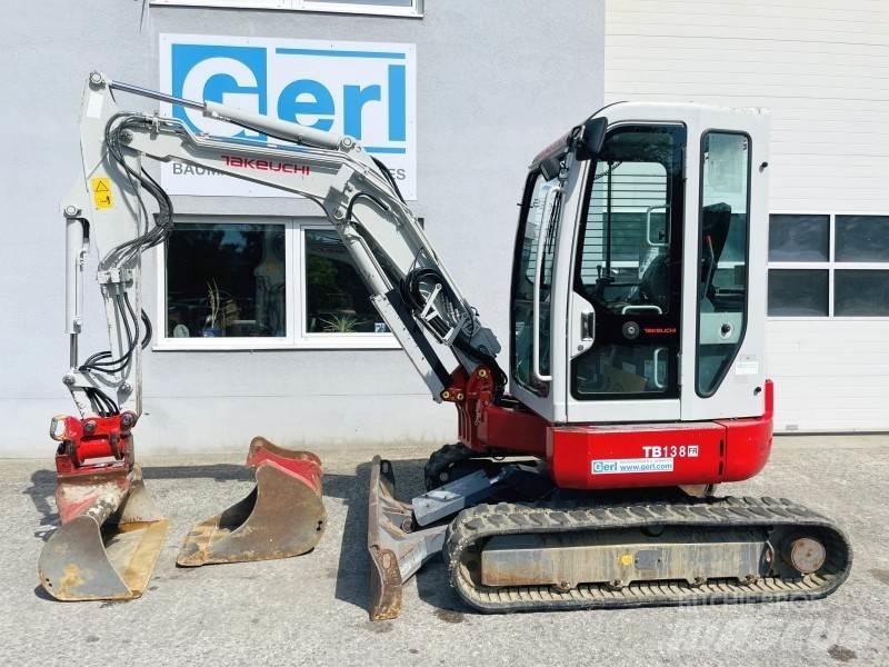 Takeuchi TB138FR Mini kotrók < 7t