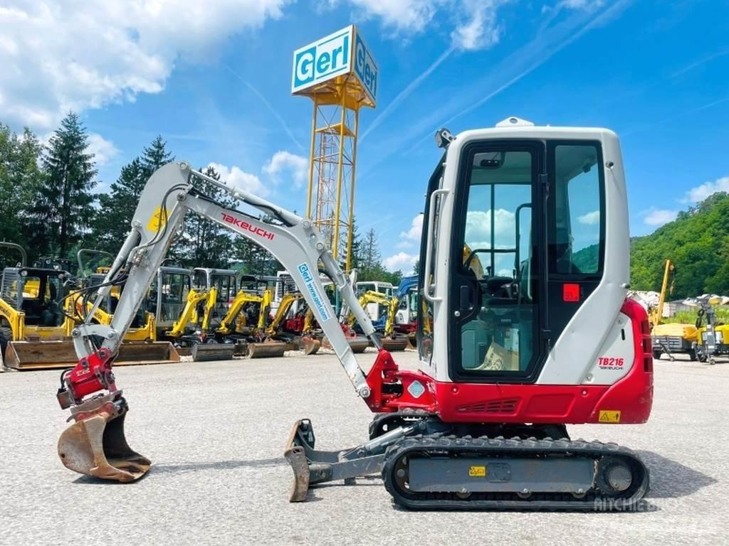 Takeuchi TB216 Mini kotrók < 7t
