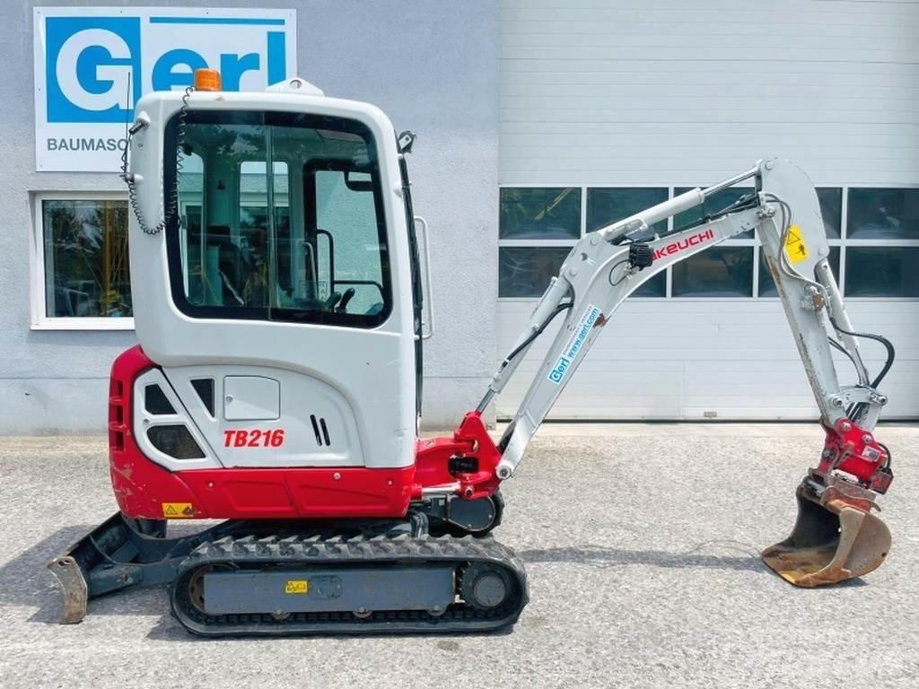 Takeuchi TB216 Mini kotrók < 7t