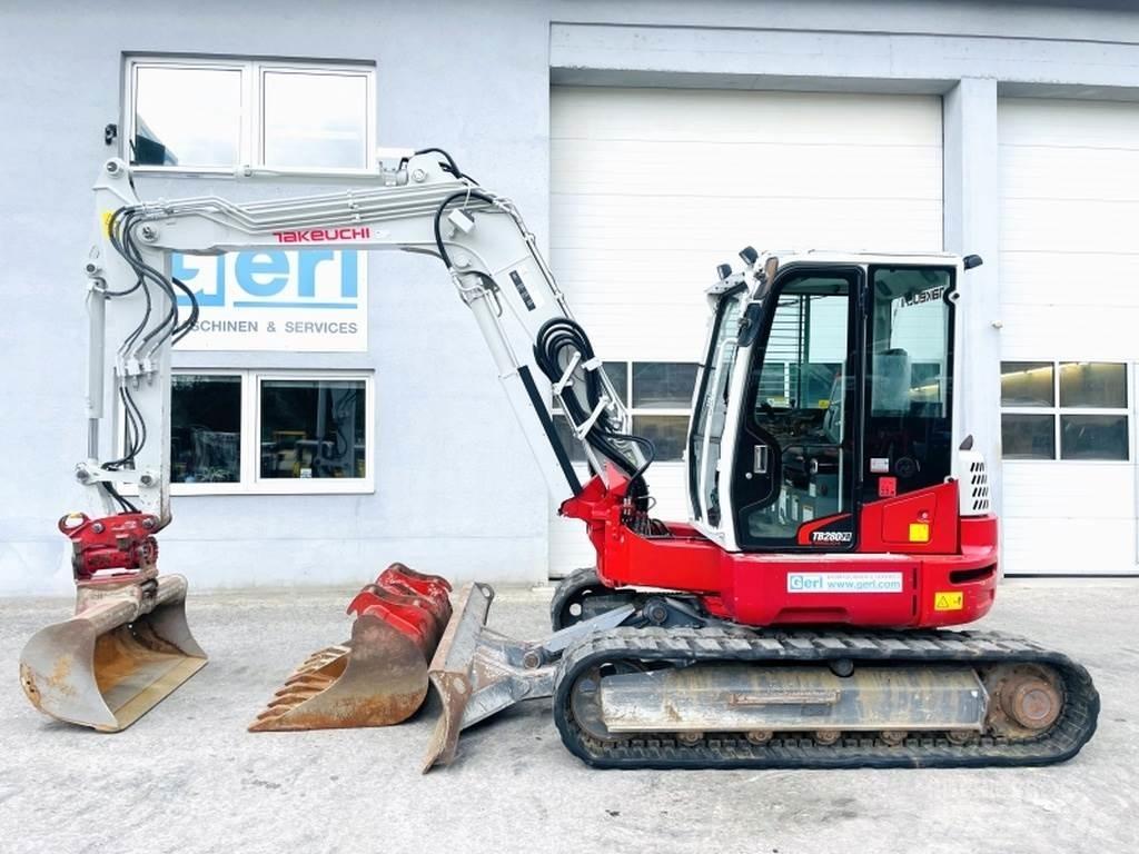 Takeuchi TB280FR Mini kotrók < 7t