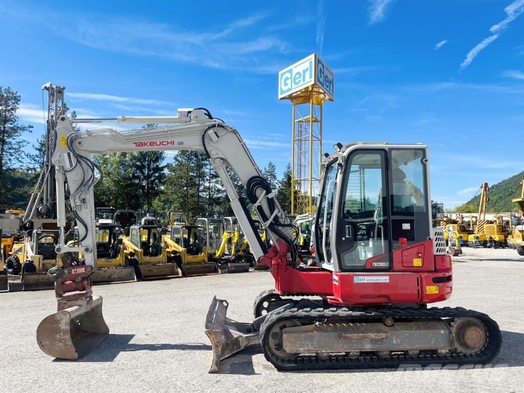 Takeuchi TB280FR Mini kotrók < 7t