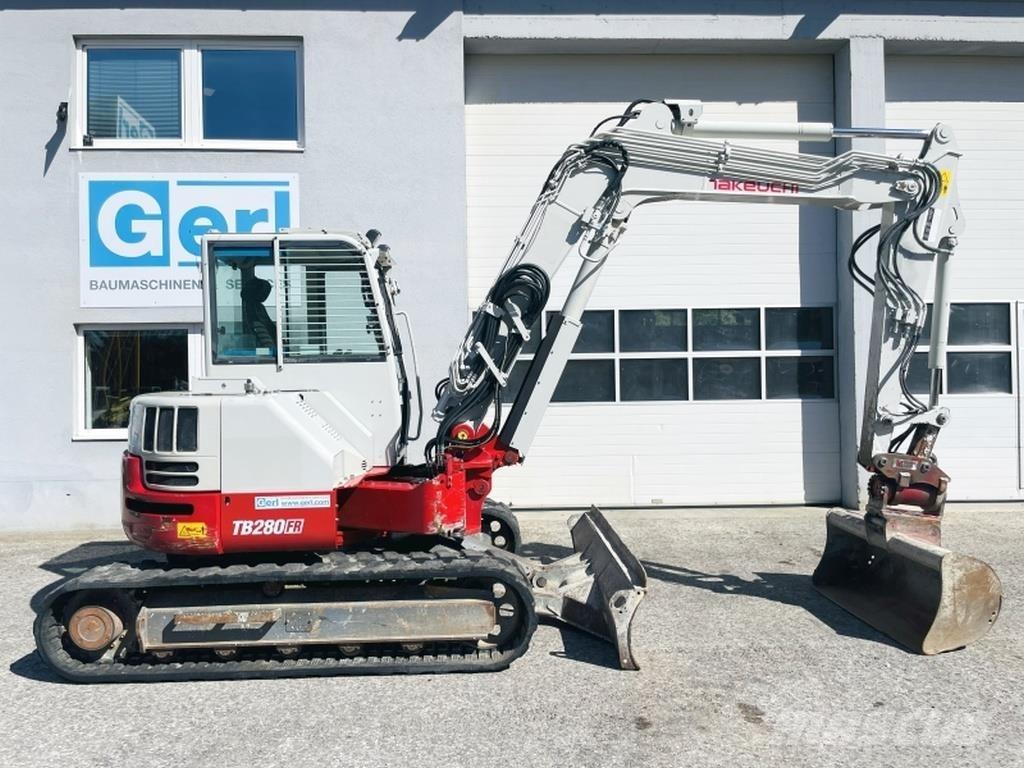 Takeuchi TB280FR Mini kotrók < 7t