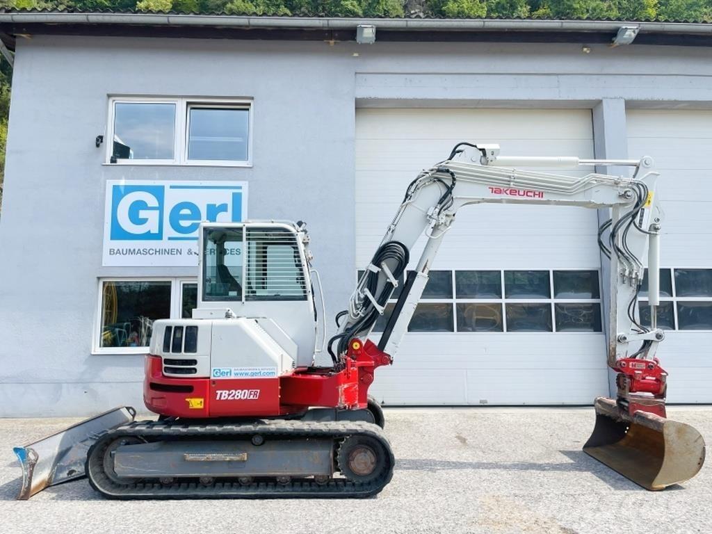 Takeuchi TB280FR Mini kotrók < 7t
