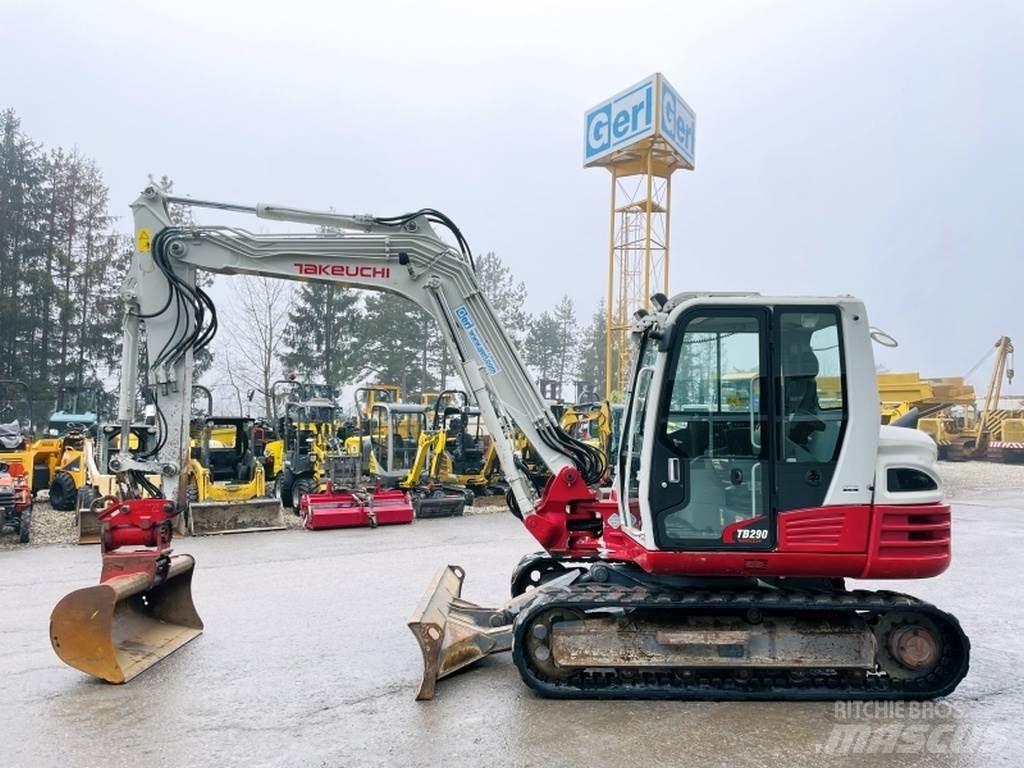 Takeuchi TB290 Mini kotrók < 7t
