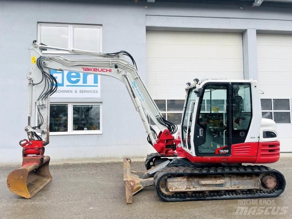 Takeuchi TB290 Mini kotrók < 7t