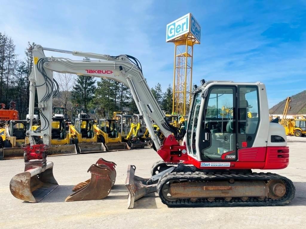 Takeuchi TB290 Mini kotrók < 7t