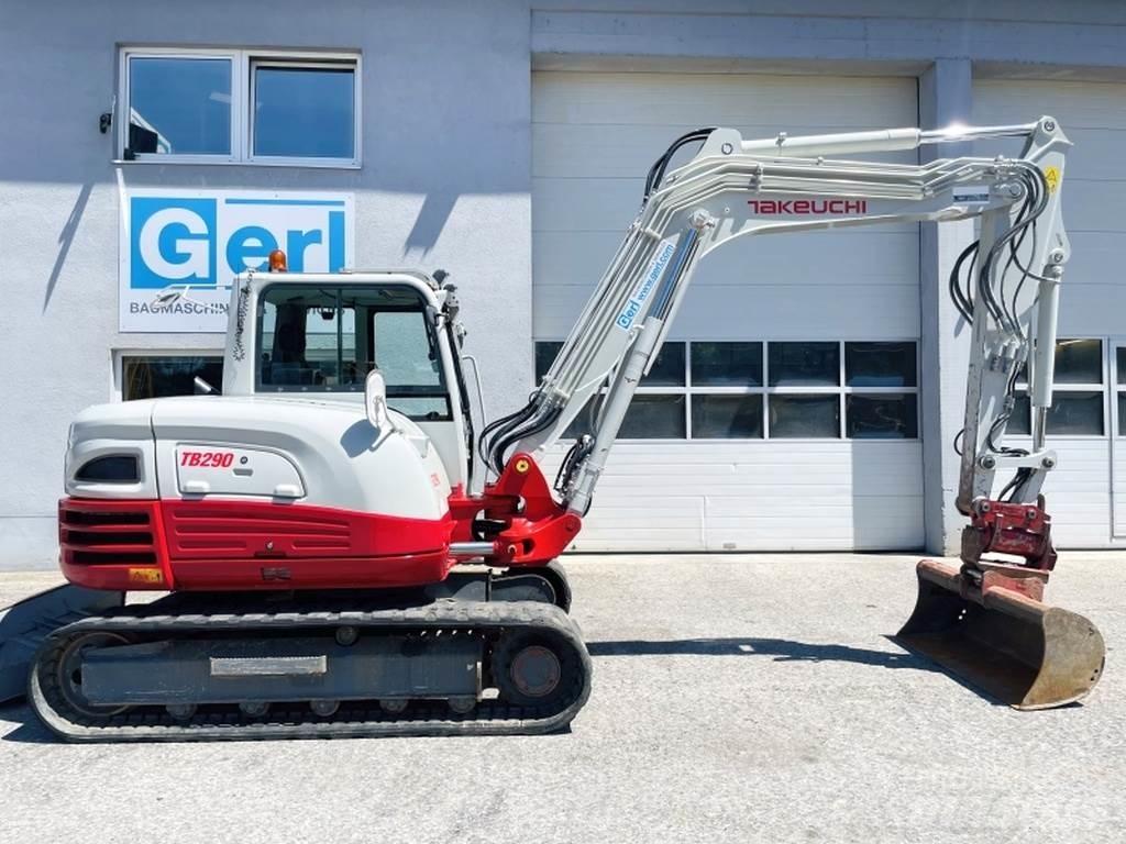 Takeuchi TB290 Mini kotrók < 7t