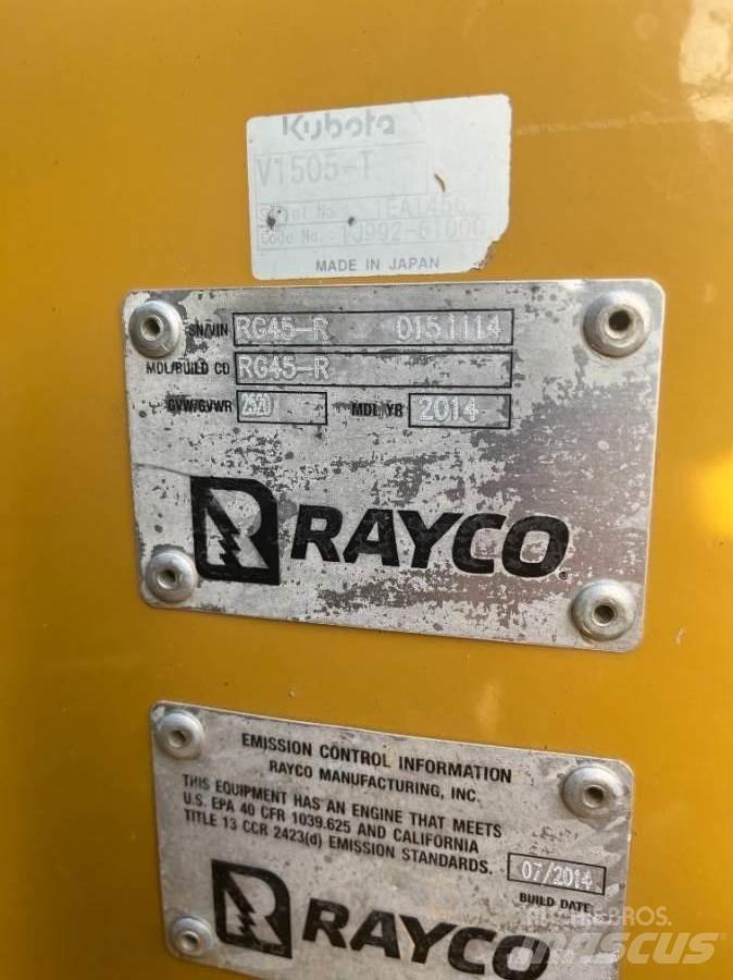 Rayco RG45-R Erdészet - Egyebek