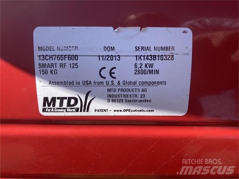 MTD RF 125 Kompakt traktorok