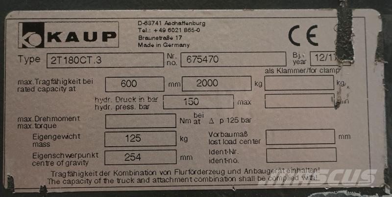 Kaup 2T180CT.3 Kanalak