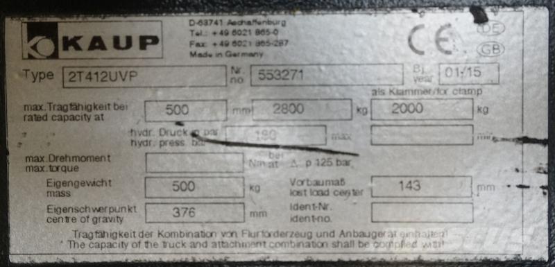 Kaup 2T412UVP Egyéb adapterek és tartozékok