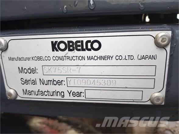 Kobelco SK75SR-7 Lánctalpas kotrók