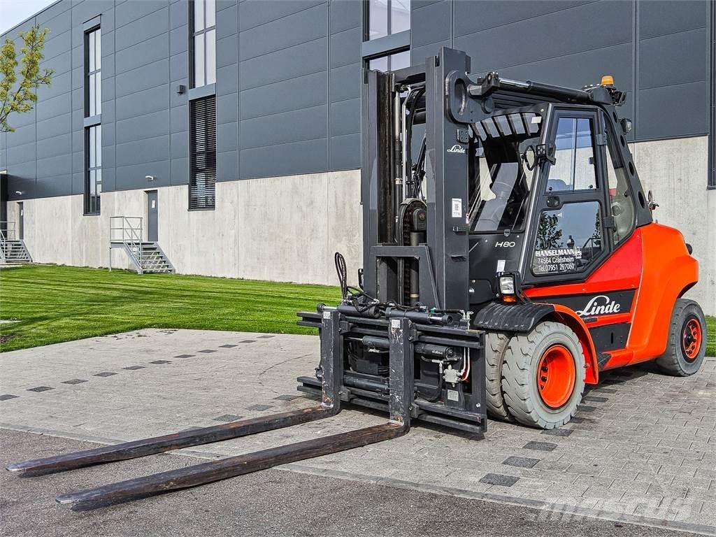 Linde H 80T/900/396 Gázüzemű targoncák