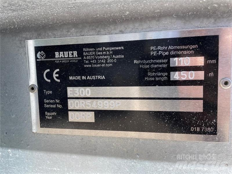 Bauer E 300 Öntözőrendszerek