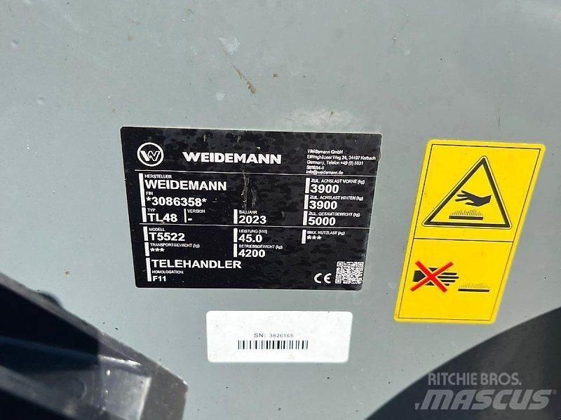 Weidemann T5522 Teleszkópos rakodók