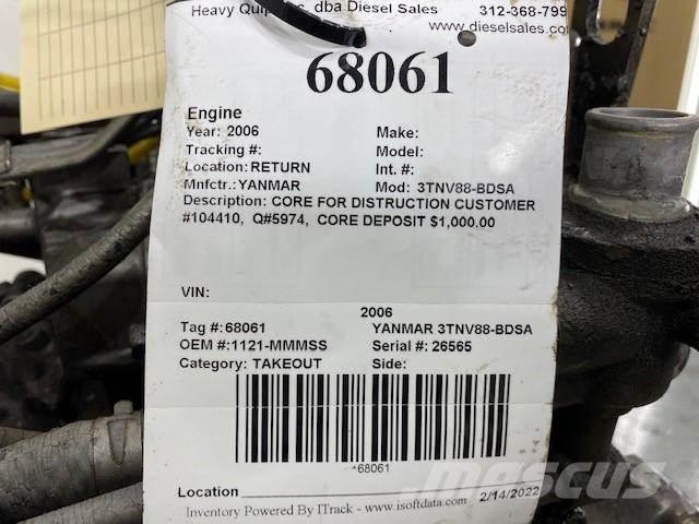 Yanmar 3TNV88-BDSA Motorok