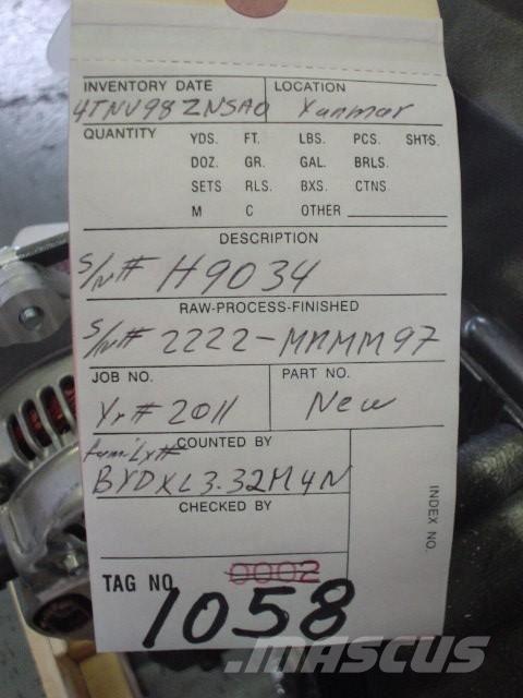 Yanmar 4TNV98-ZNSAD Motorok