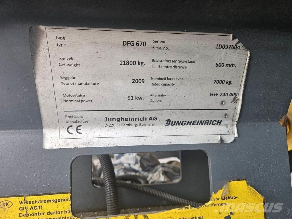 Jungheinrich DFG670 Dízel targoncák