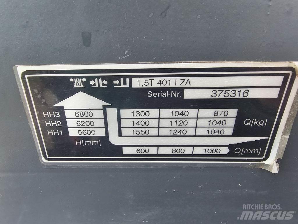Jungheinrich ETVQ20 Tolóoszlopos négyutas targonca