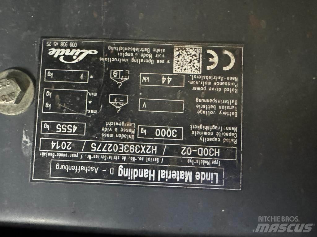 Linde H30D-02 Dízel targoncák