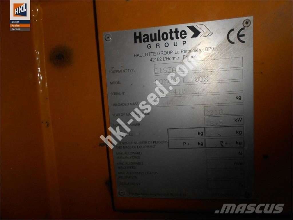 Haulotte COMPACT 10 DX Építőipar - Egyebek