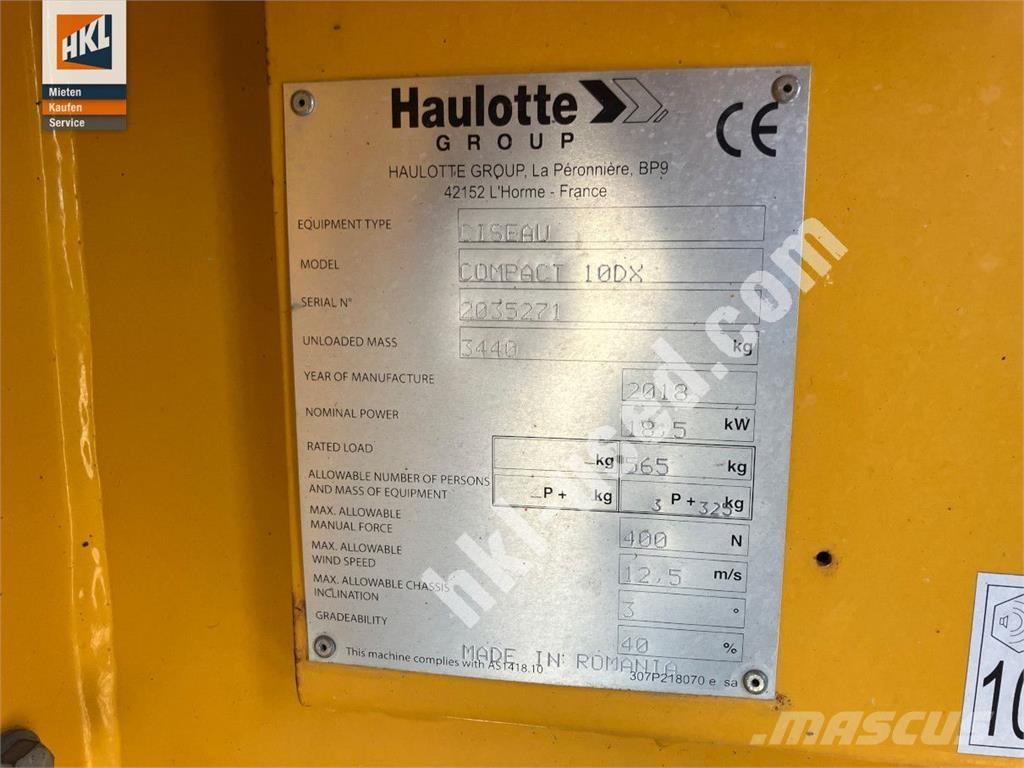 Haulotte COMPACT 10 DX Építőipar - Egyebek