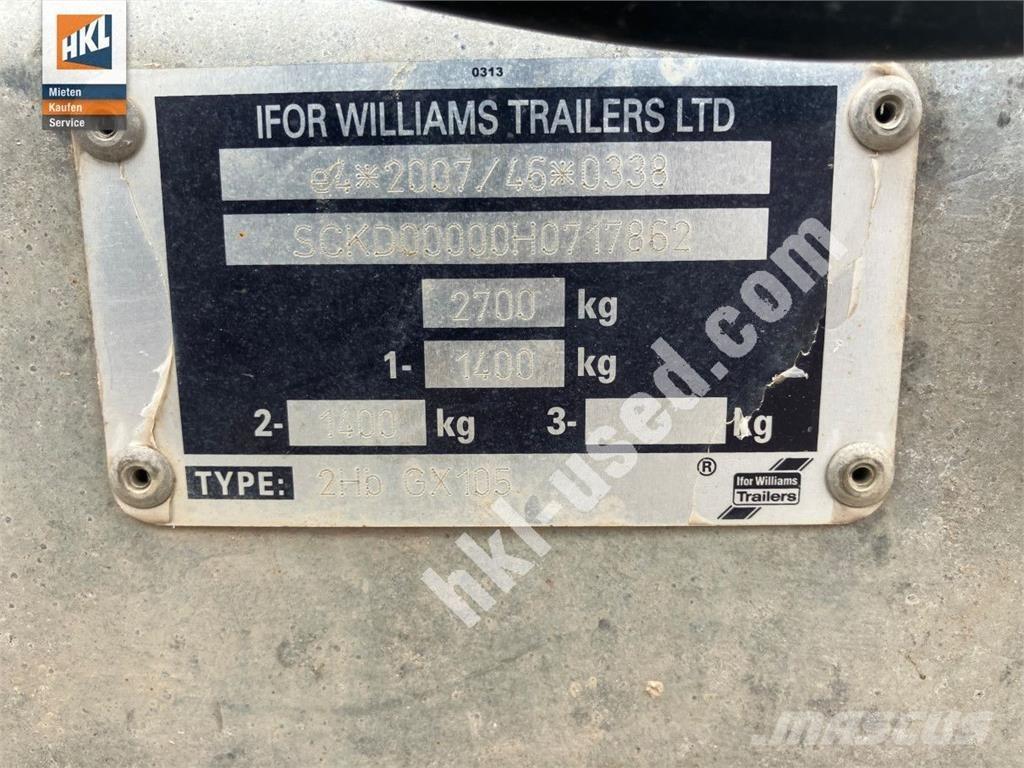 Ifor Williams GX 105 Építőipar - Egyebek