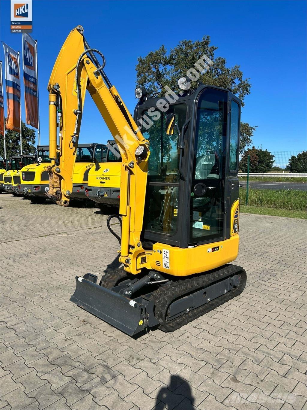 Komatsu PC 16 R-3HS Mini kotrók < 7t