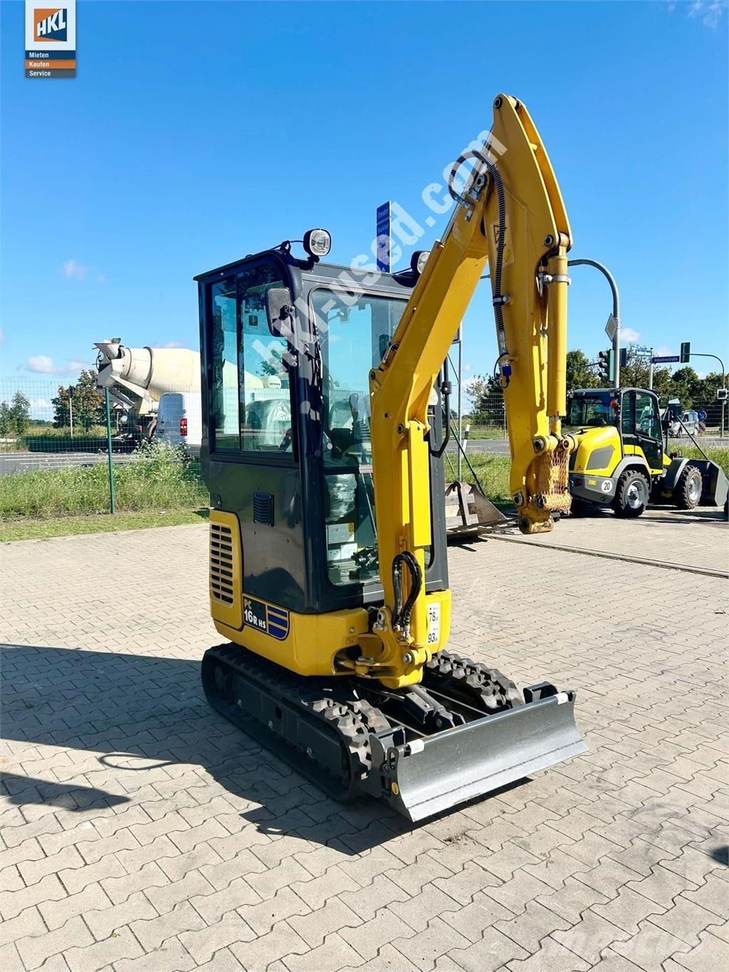 Komatsu PC 16 R-3HS Mini kotrók < 7t