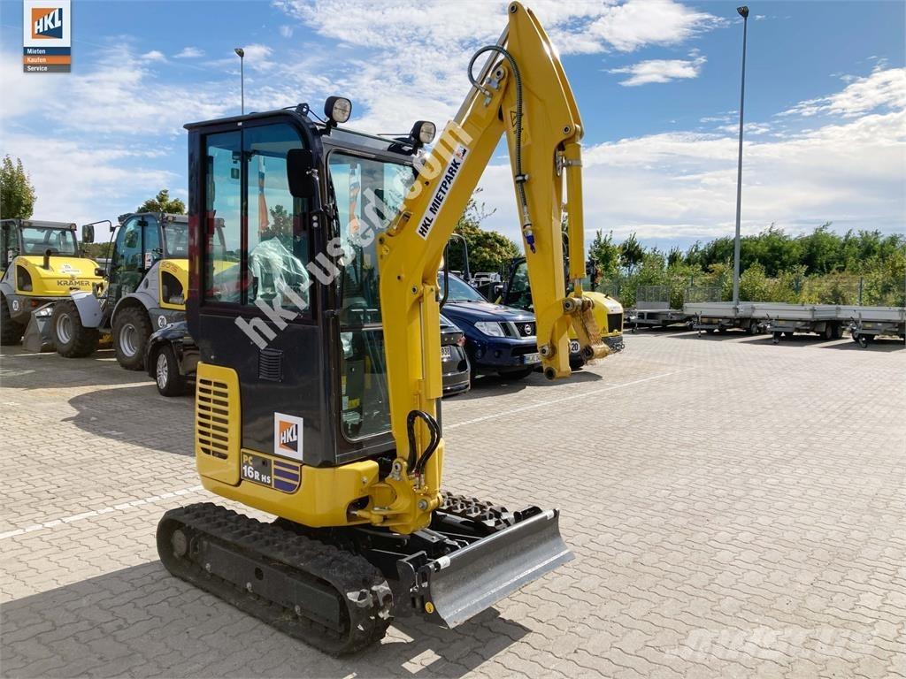 Komatsu PC 16 R-3HS Mini kotrók < 7t