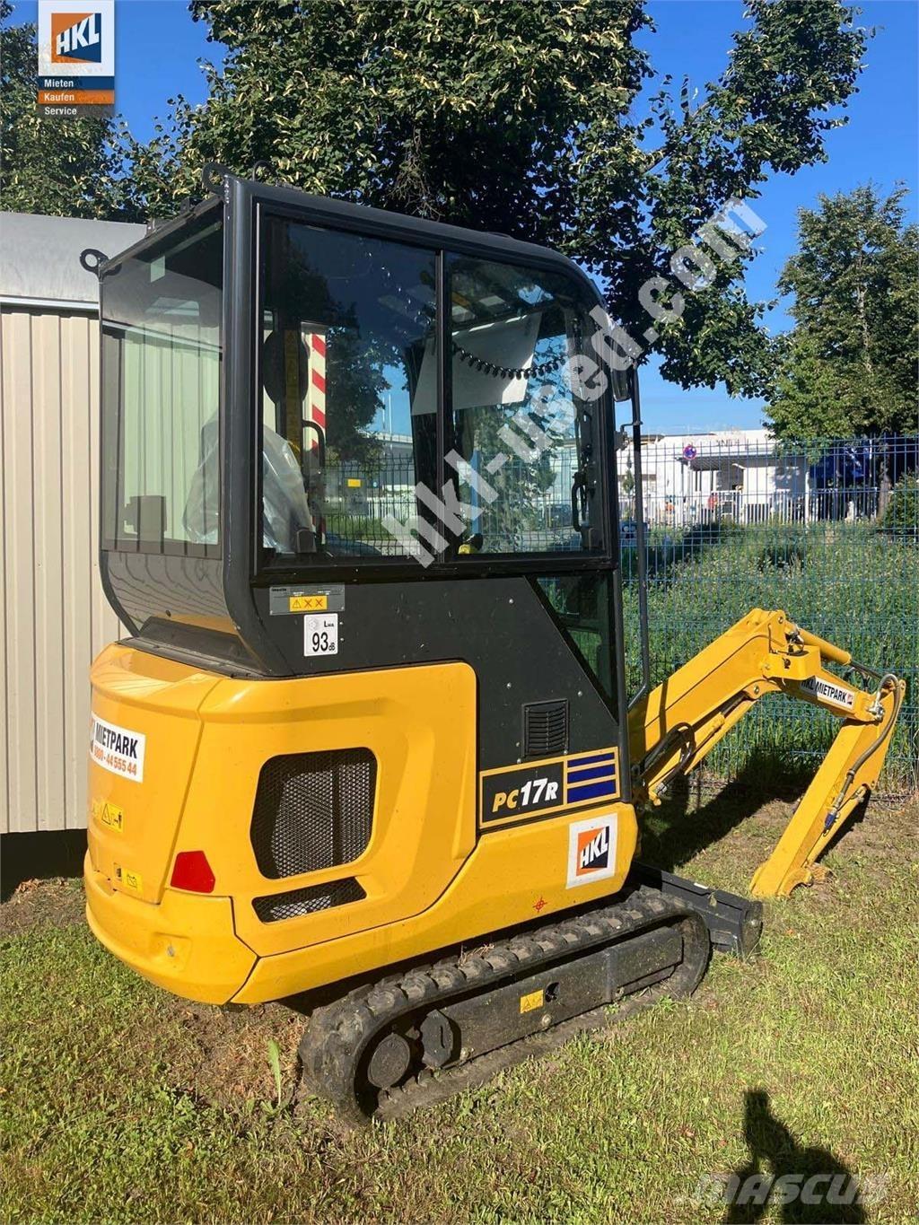 Komatsu PC 17 R-5 Mini kotrók < 7t
