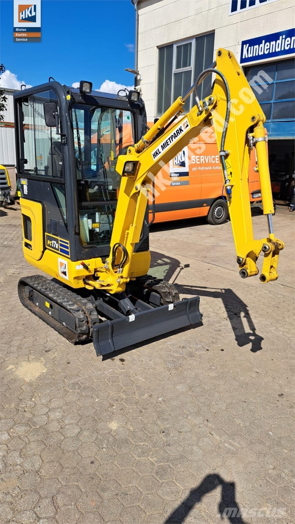 Komatsu PC 17 R-5 Mini kotrók < 7t