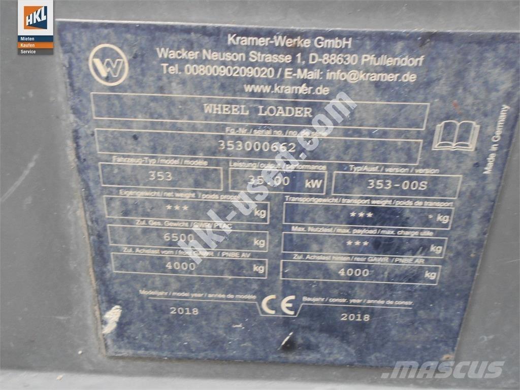 Kramer 5075 Gumikerekes homlokrakodók