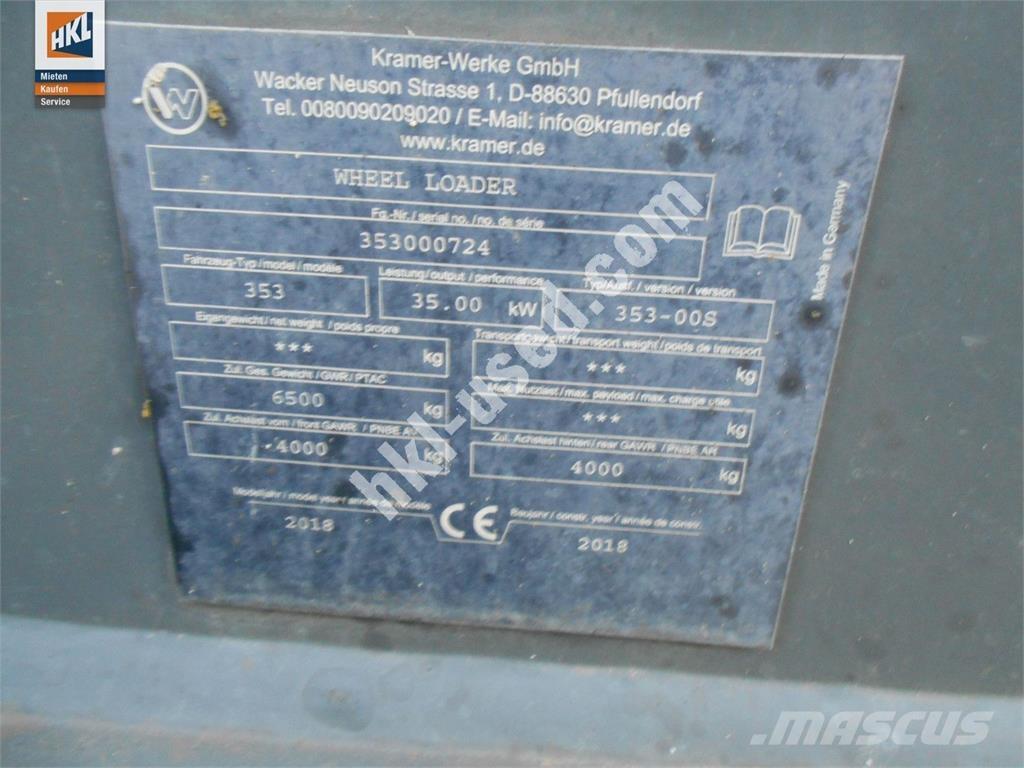 Kramer 5075 Gumikerekes homlokrakodók