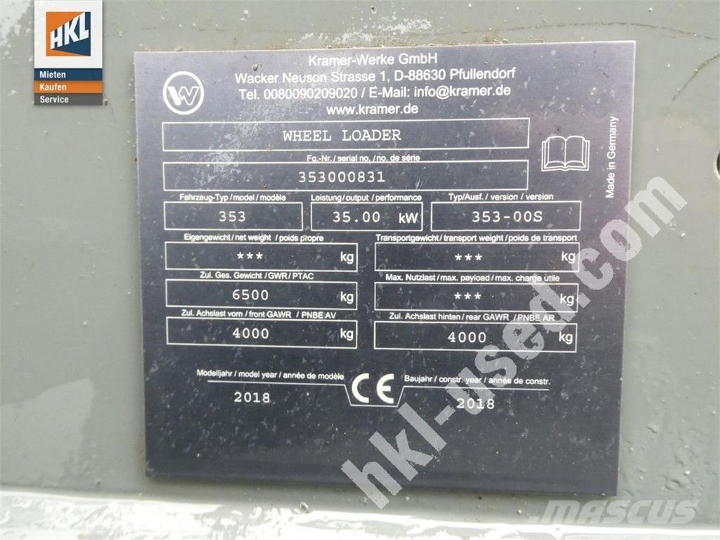 Kramer 5075 Gumikerekes homlokrakodók
