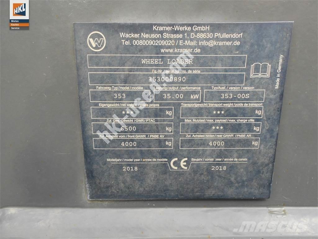Kramer 5075 Gumikerekes homlokrakodók