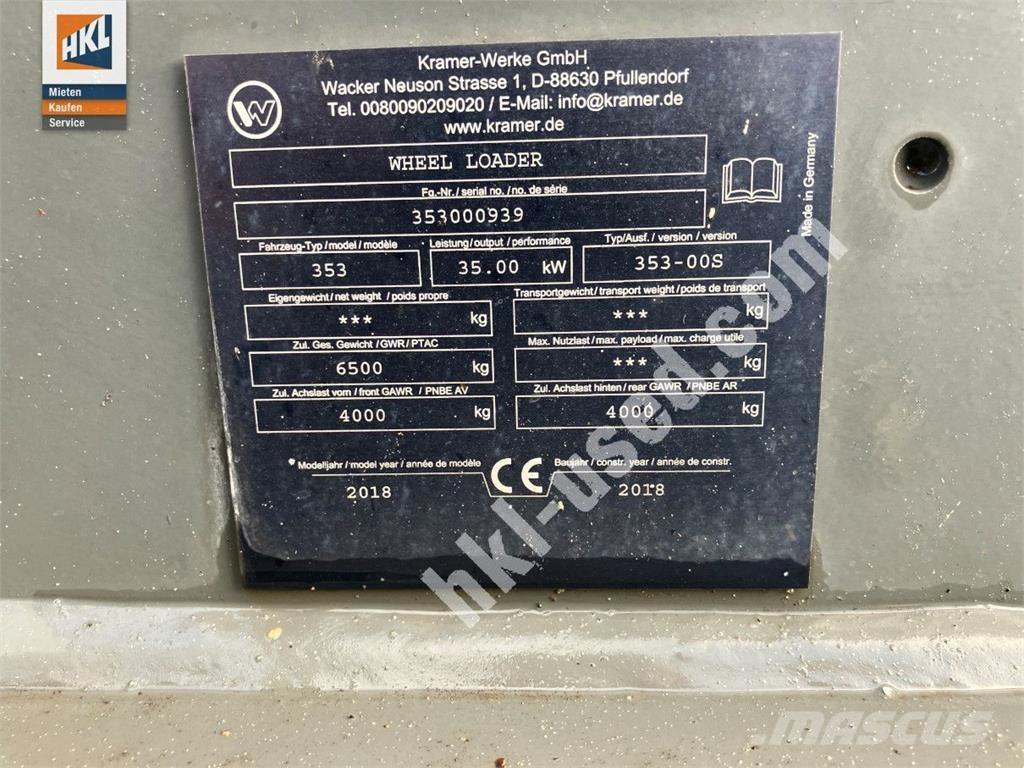 Kramer 5075 Gumikerekes homlokrakodók