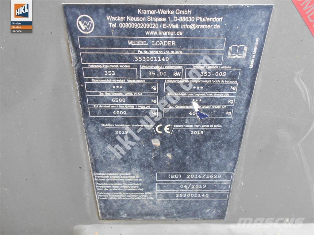 Kramer 5075 Gumikerekes homlokrakodók