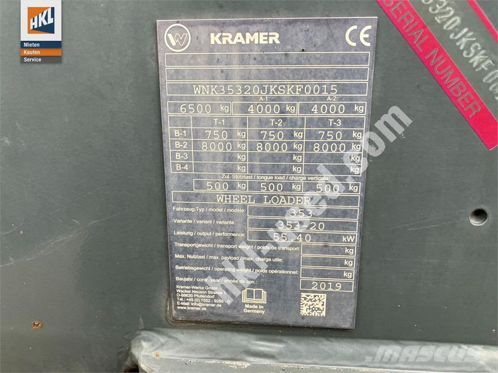 Kramer 5075 Gumikerekes homlokrakodók