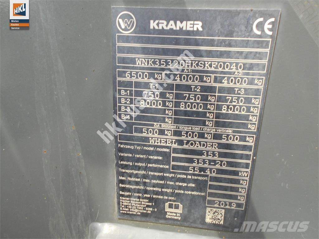 Kramer 5075 Gumikerekes homlokrakodók