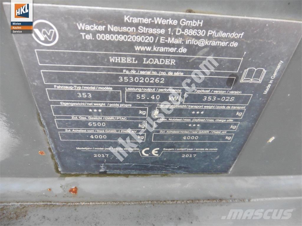 Kramer 5095 Gumikerekes homlokrakodók