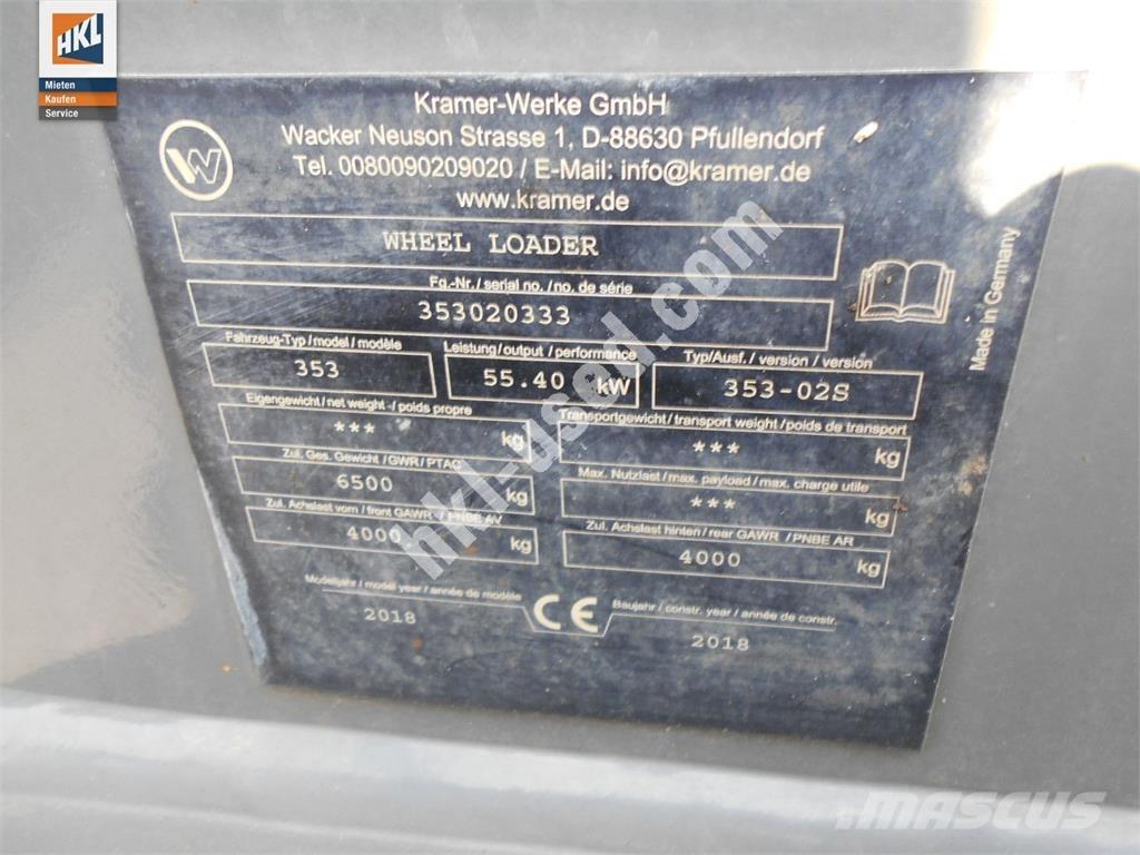 Kramer 5095 Gumikerekes homlokrakodók