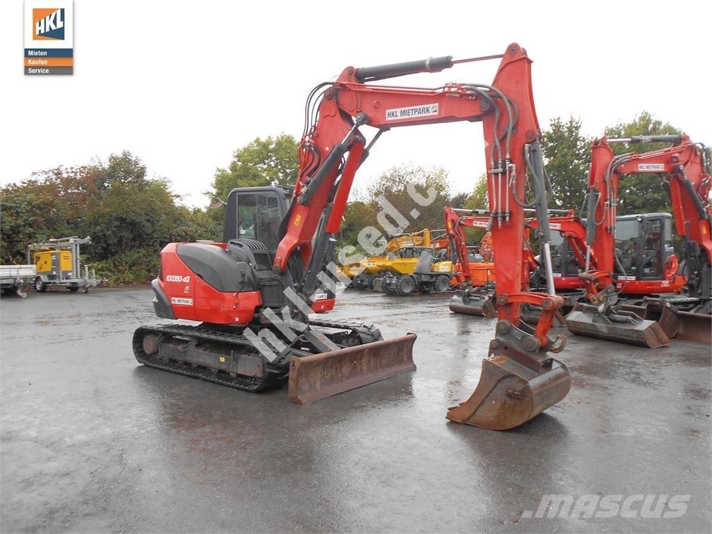 Kubota KX 080-4 Mini kotrók < 7t
