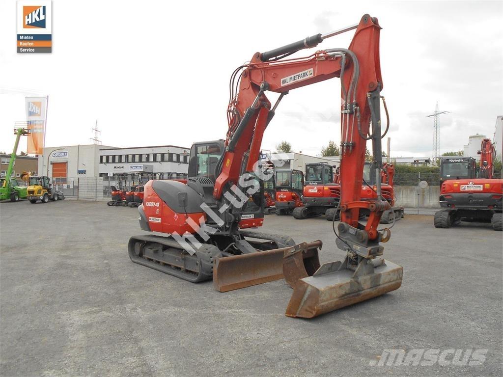 Kubota KX 080-4 Mini kotrók < 7t