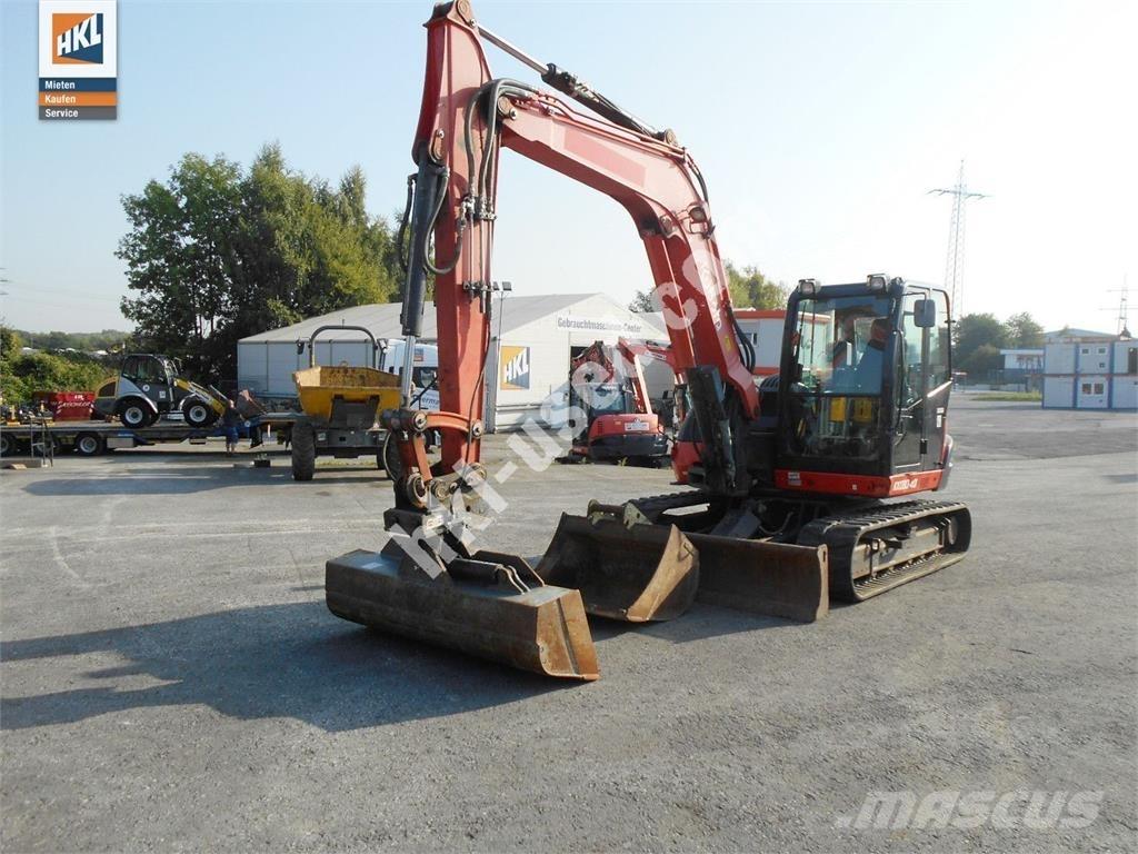 Kubota KX 080-4 Mini kotrók < 7t