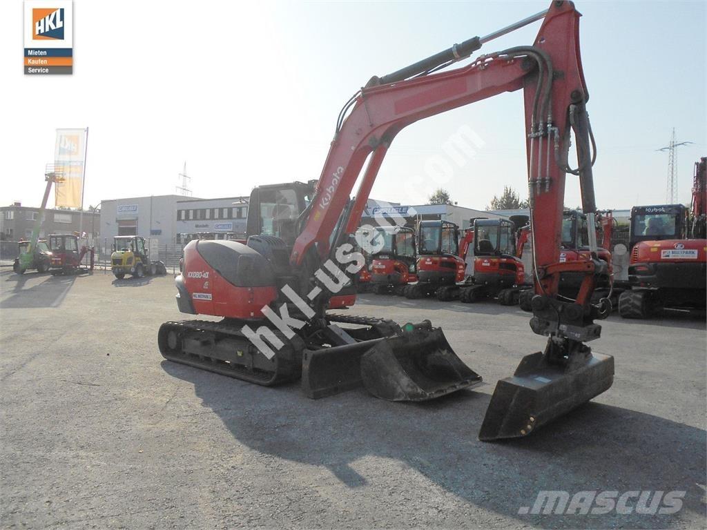 Kubota KX 080-4 Mini kotrók < 7t